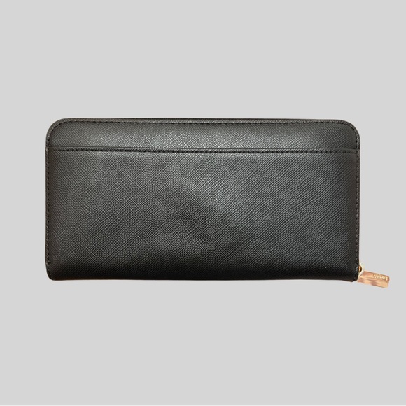 KATE SPADE NEW YORK PURL STUDDED EMBELLISHED ZIP AROUND CONTINENTAL WALLET - Picture 2 of 3